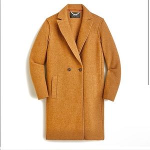 J. Crew Italian Boiled Wool Daphne Top Coat